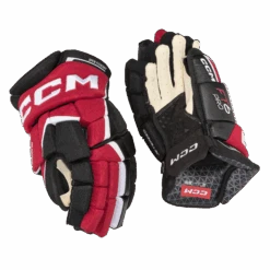 CCM JetSpeed FT6 Pro Junior Hockey Gloves -Ccm HGFT6PRO BKRW 03